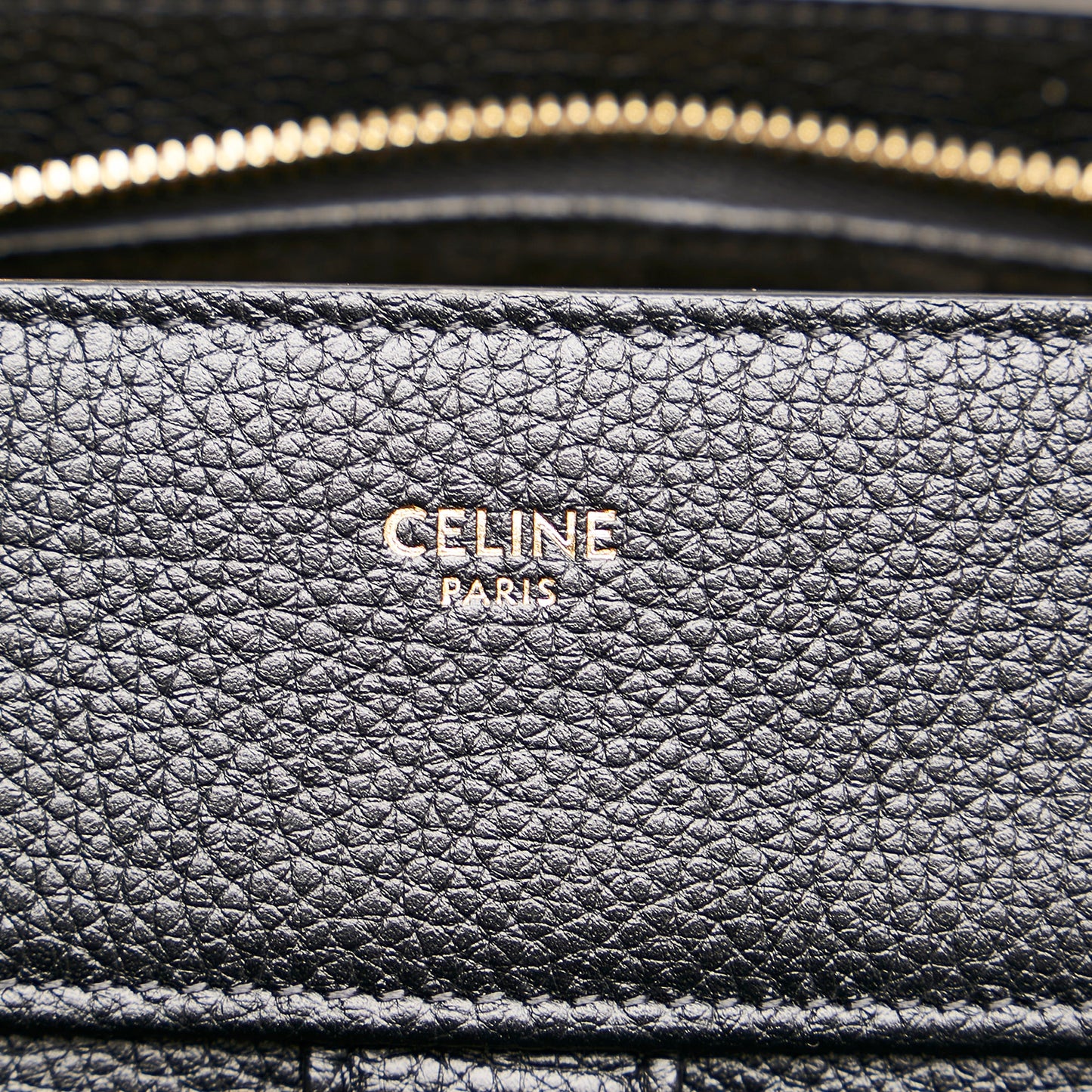Medium Cabas de France Leather Satchel