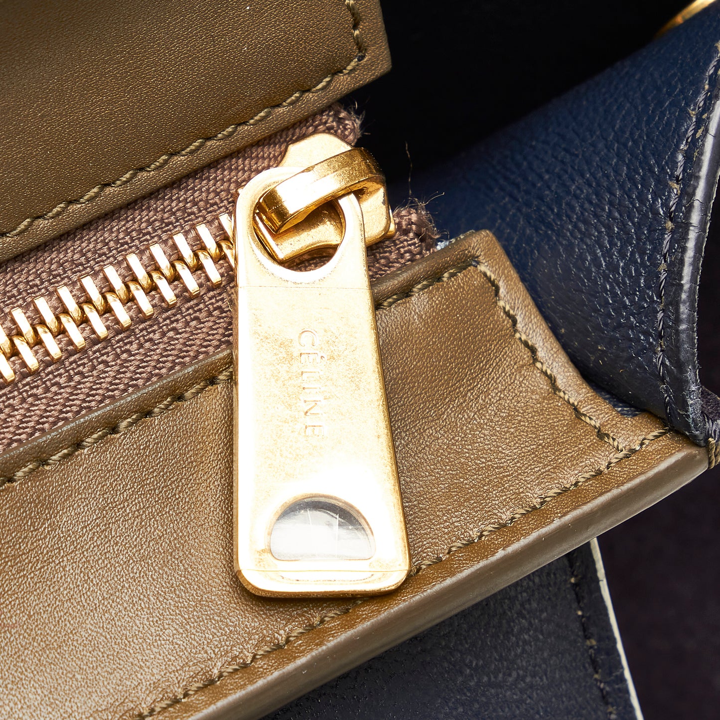Medium Trapeze Leather Satchel