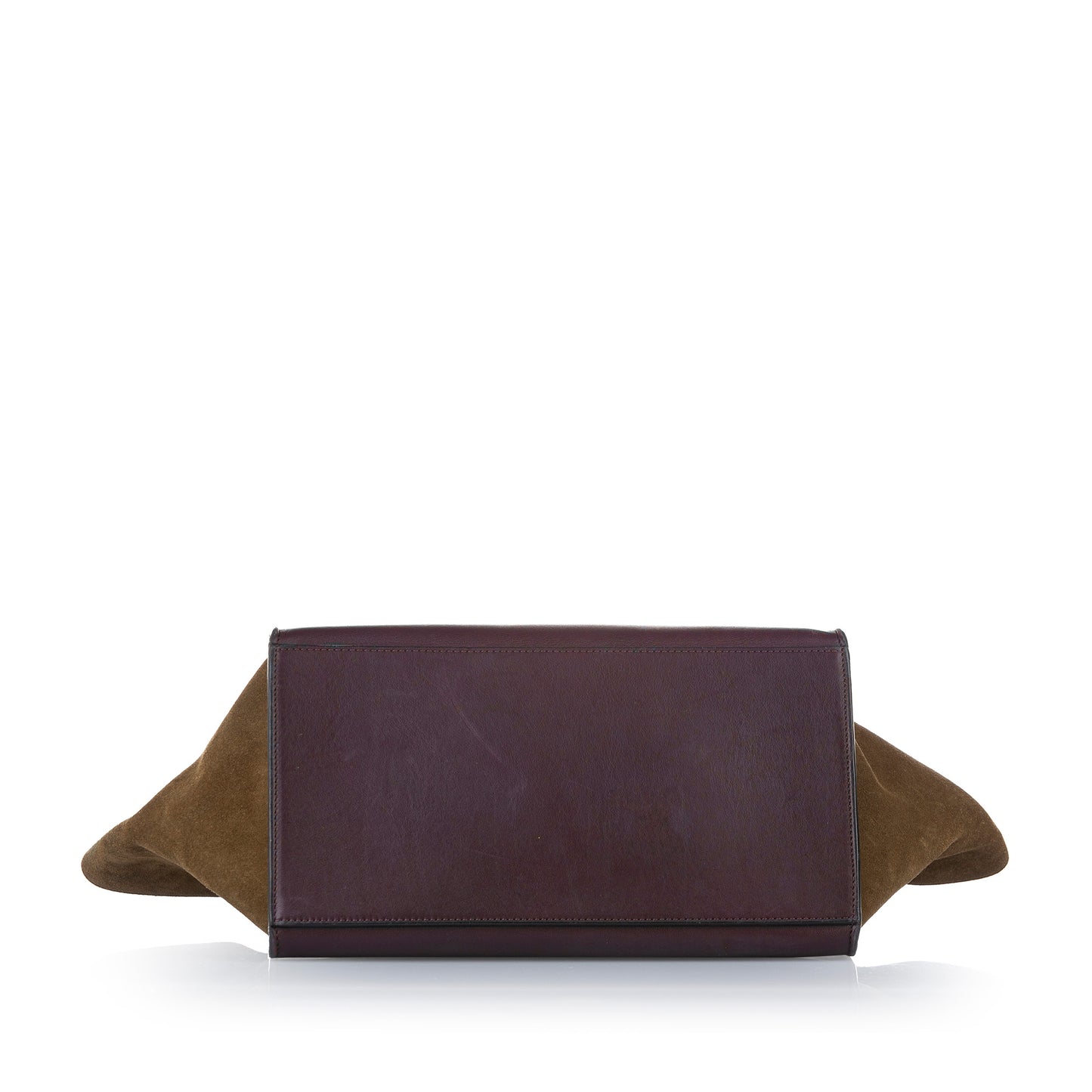 Trapeze Tricolor Leather Satchel