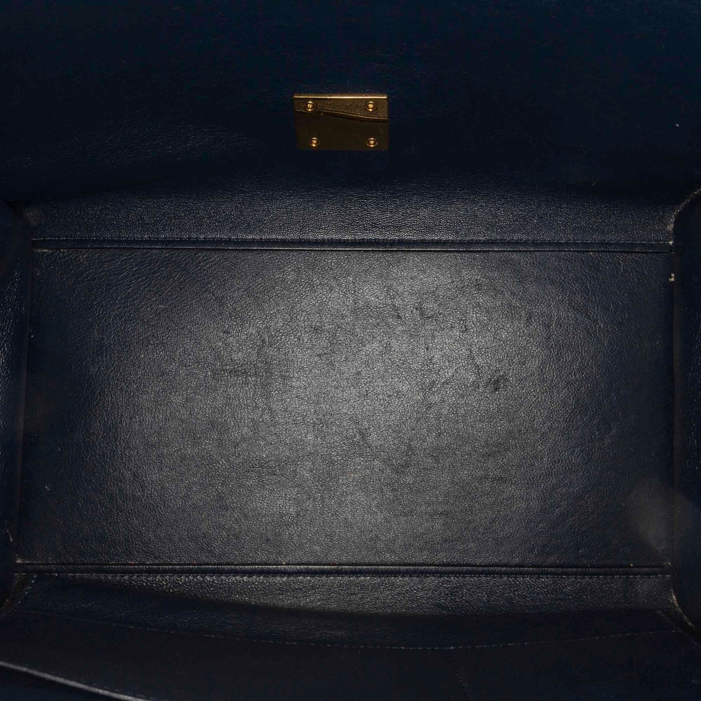 Trapeze Tricolor Leather Satchel