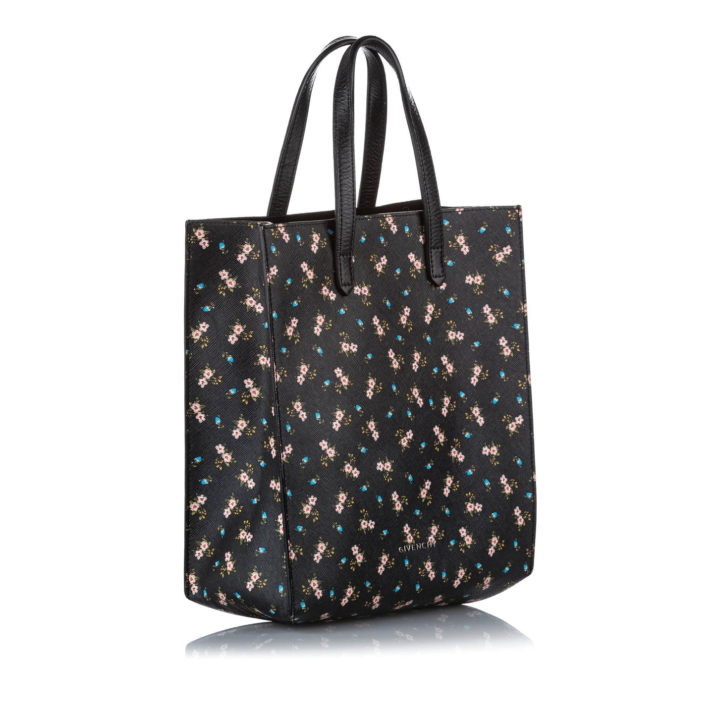 Antigona Floral Leather Tote Bag