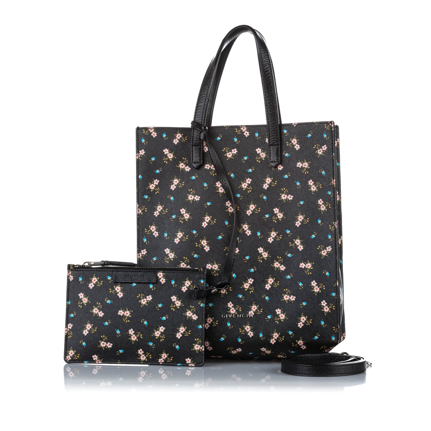 Antigona Floral Leather Tote Bag