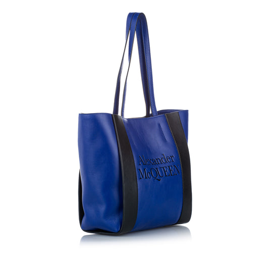 Logo Leather Tote Bag