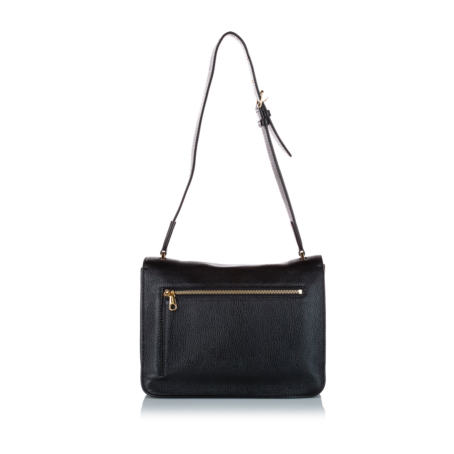 TB Leather Shoulder Bag