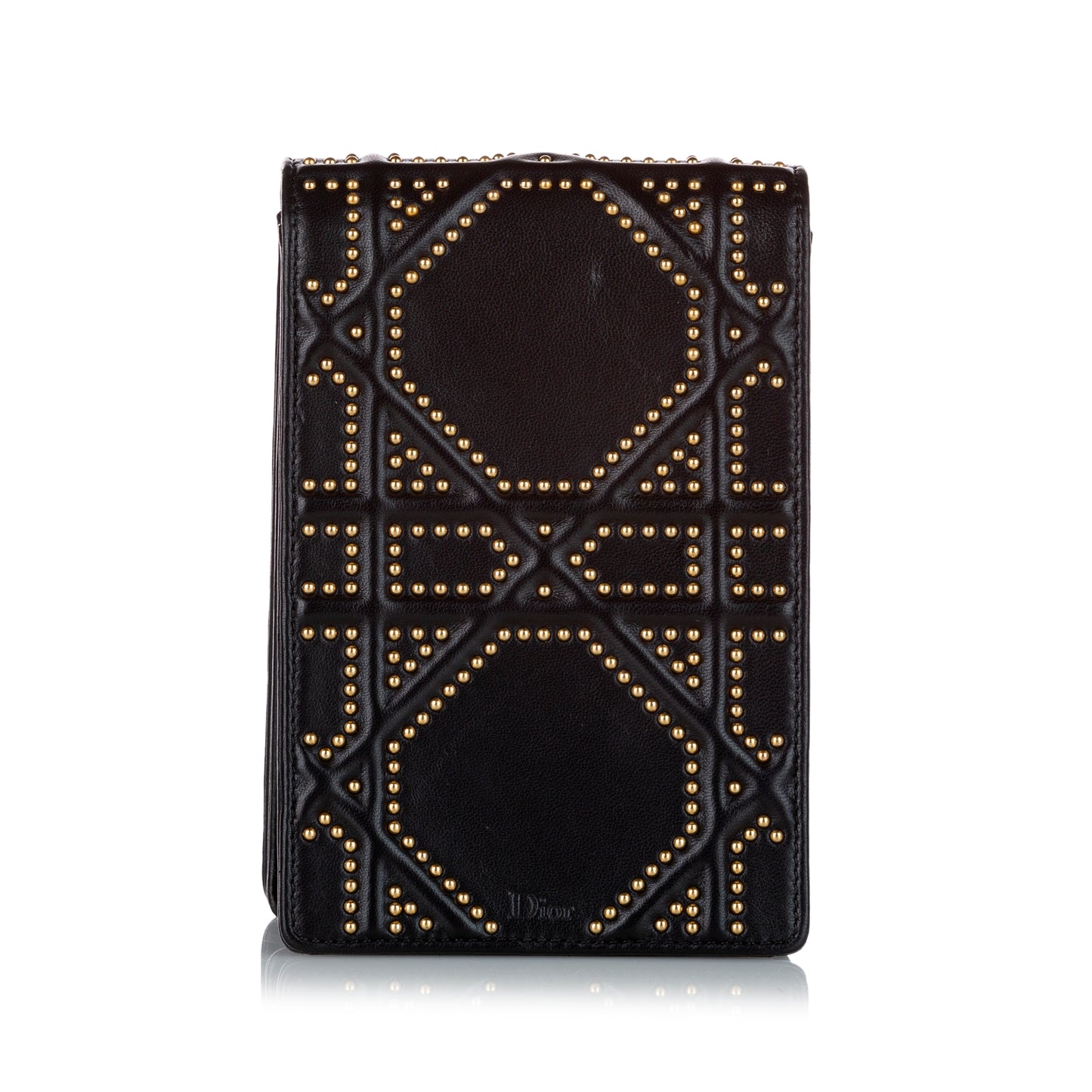 Diorama Studded Leather Crossbody Bag