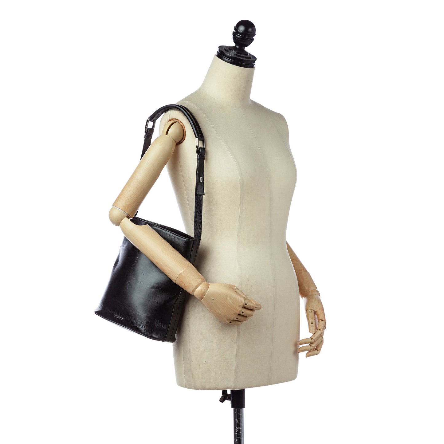 Leather Bucket Bag