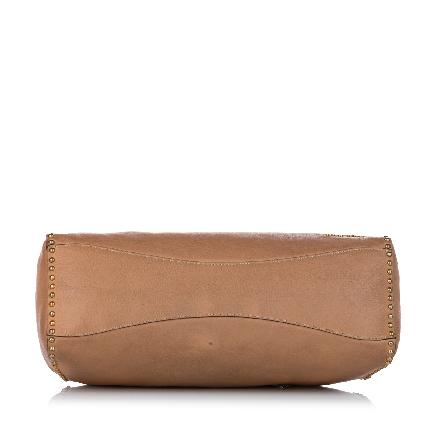 Studded Leather Tote Bag