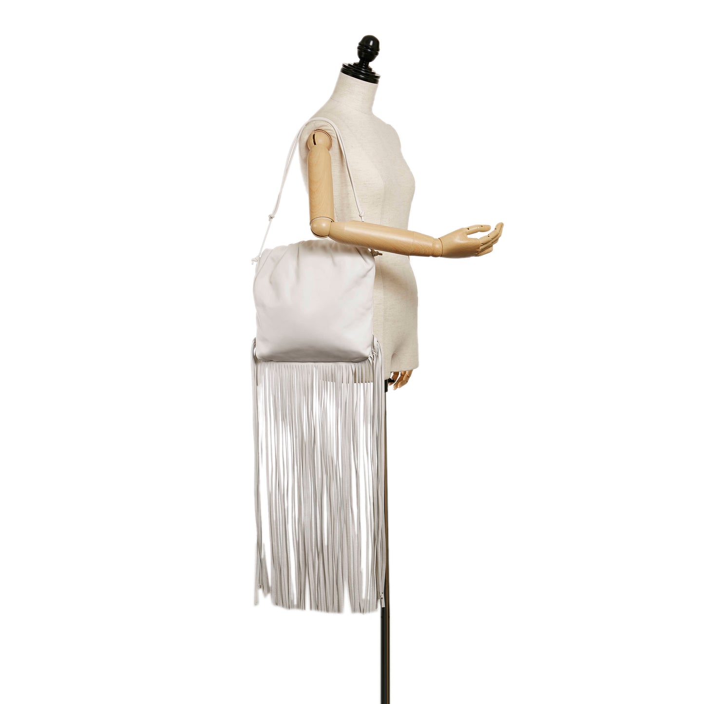 The Fringe Pouch Leather Shoulder Bag