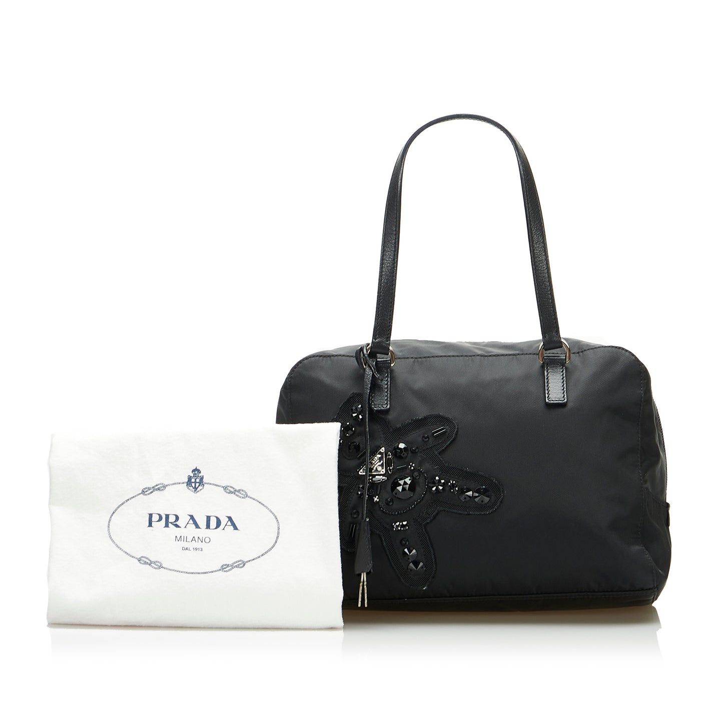 Nylon Raso Bear Handbag