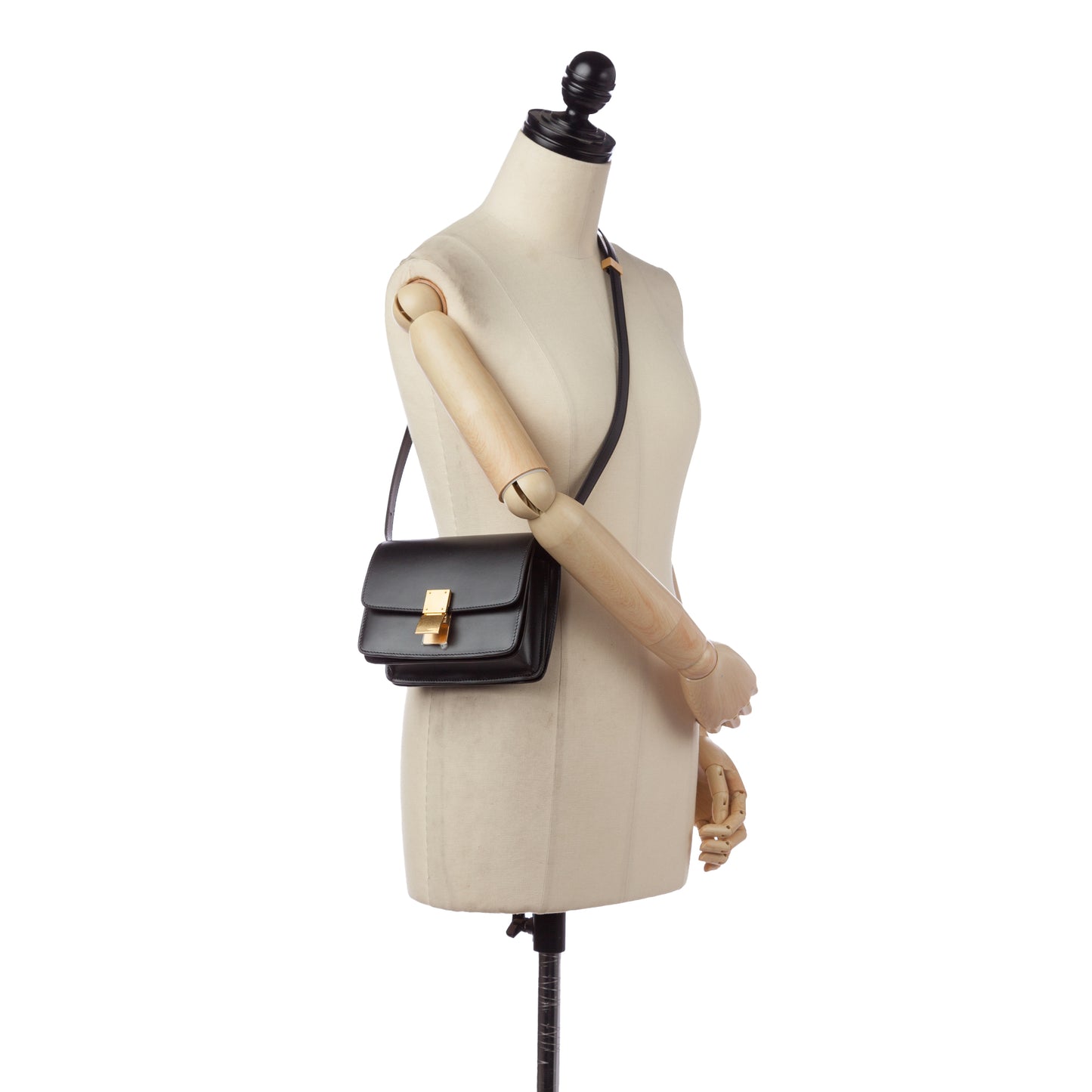 Classic Box Small Leather Crossbody Bag