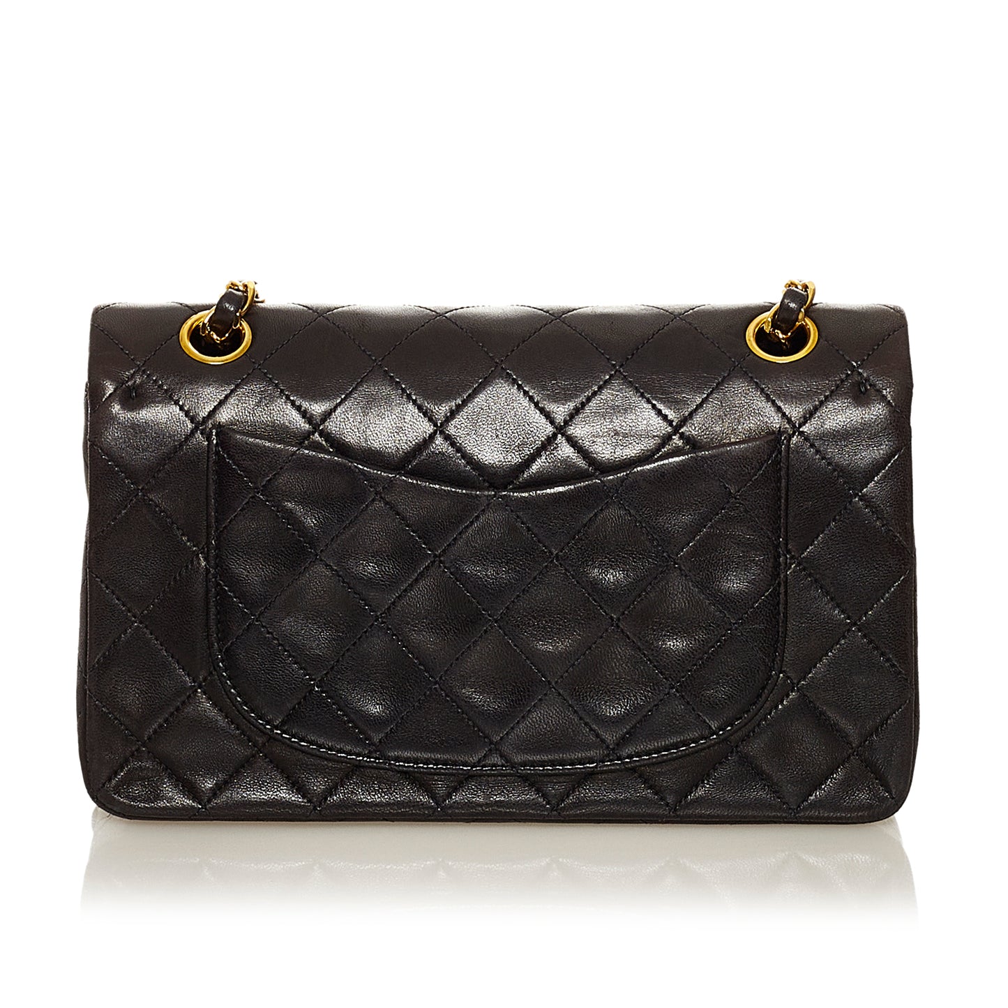 Small Classic Lambskin Double Flap