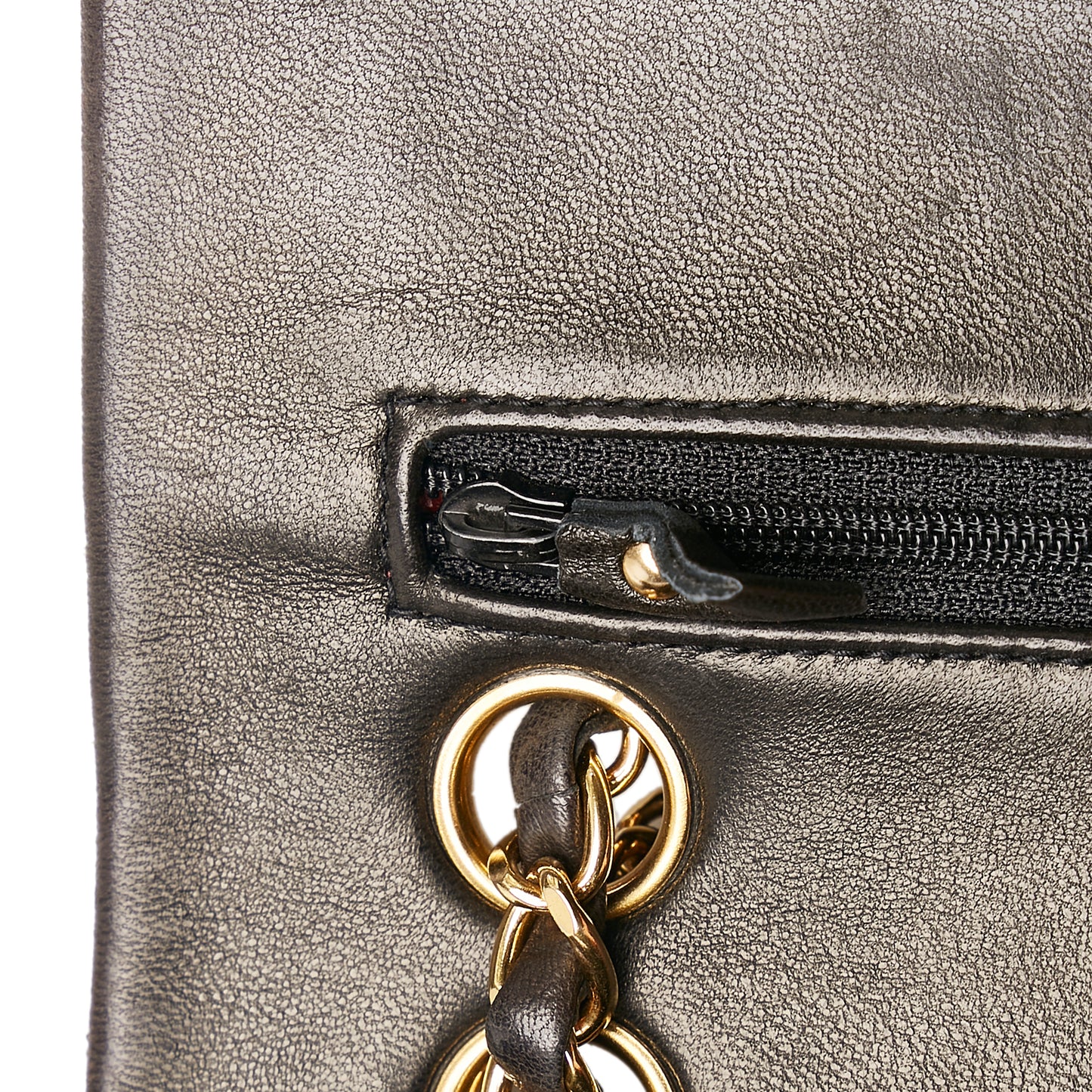 Small Classic Lambskin Double Flap
