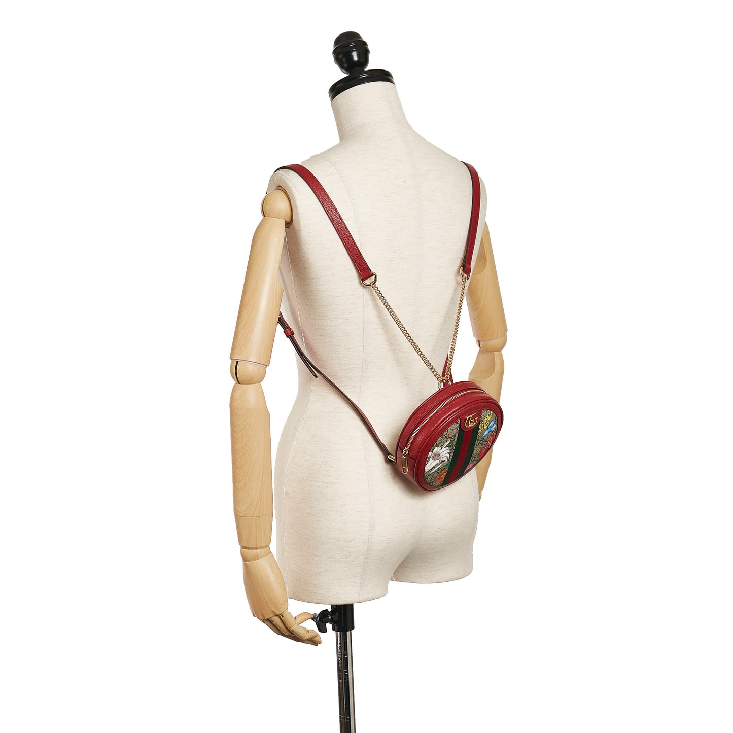 GG Supreme Flora Ophidia Round Backpack