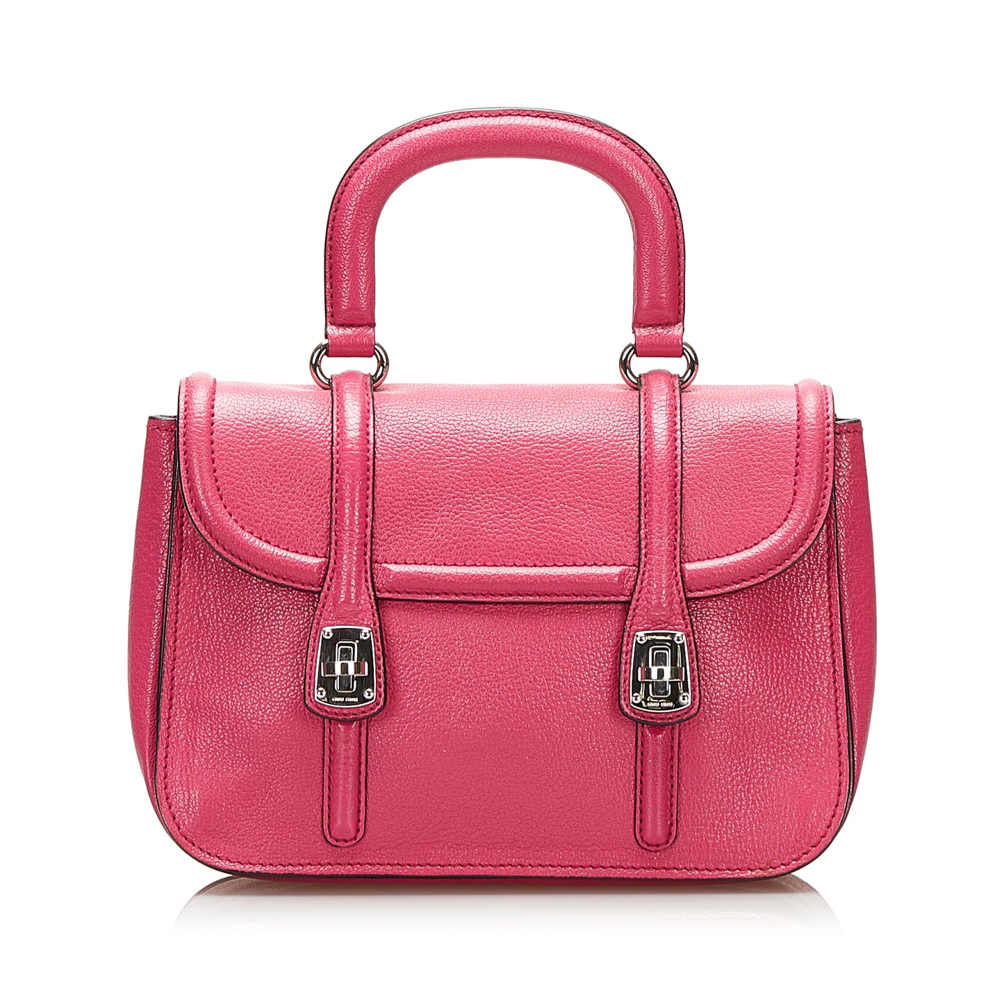 Calf Leather Top Handle Bag