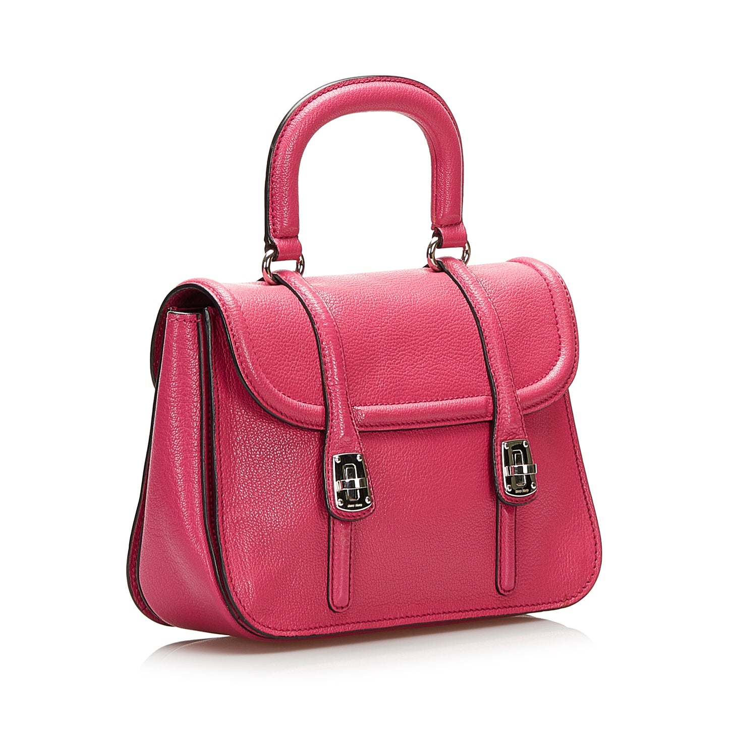 Calf Leather Top Handle Bag