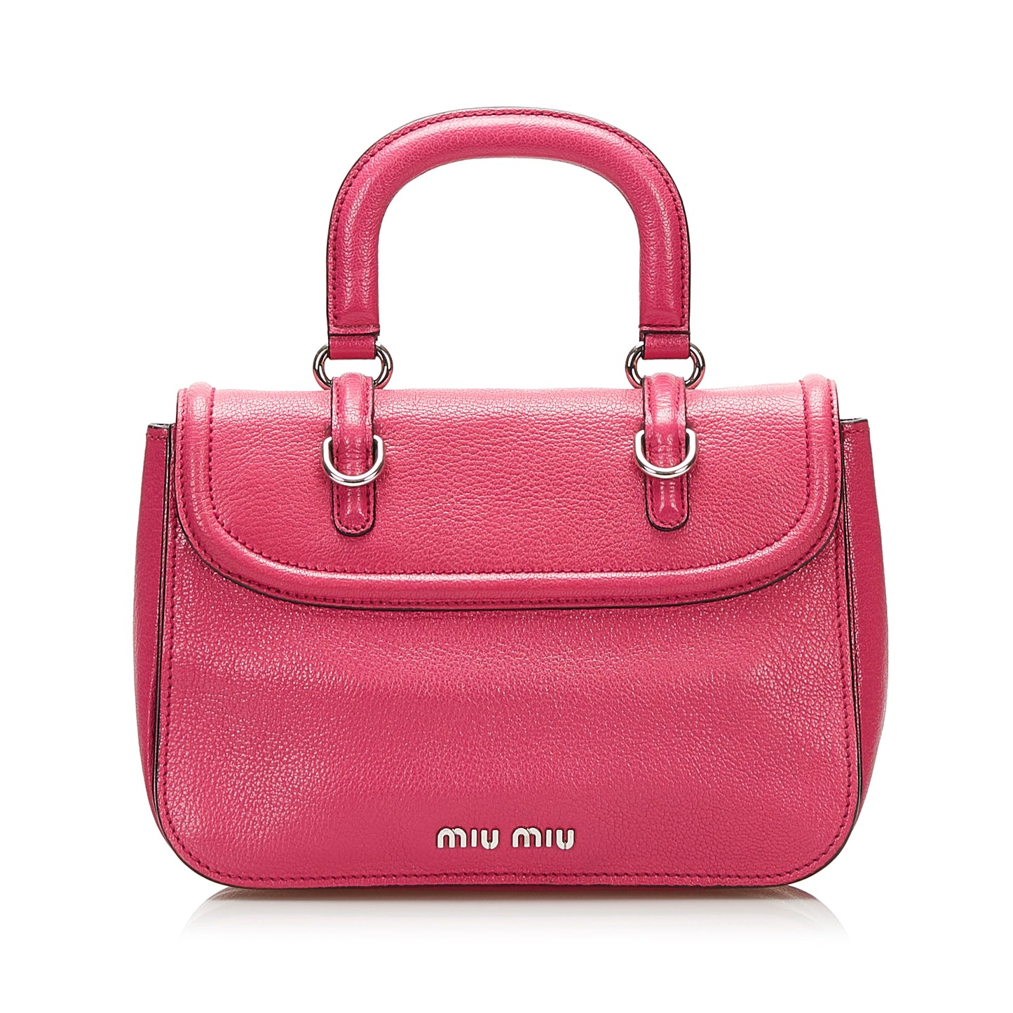 Calf Leather Top Handle Bag
