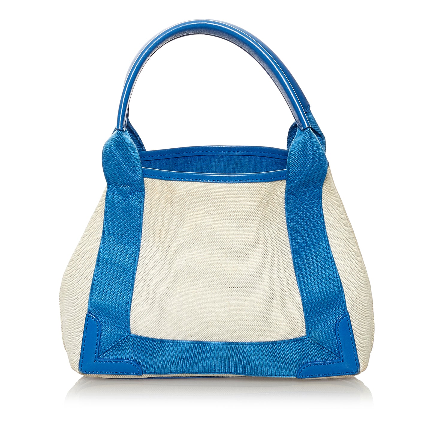 Navy Cabas XS Canvas Satchel