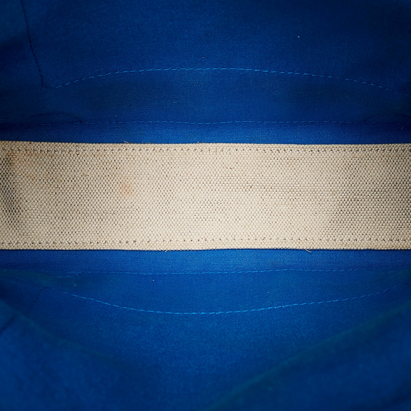 Navy Cabas XS Canvas Satchel