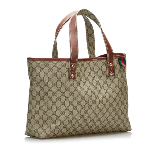 Medium GG Supreme Web Loop Tote Bag