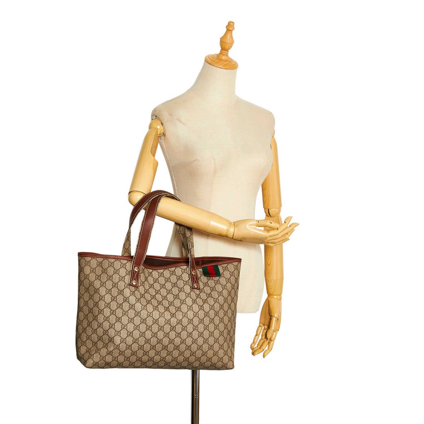 Medium GG Supreme Web Loop Tote Bag