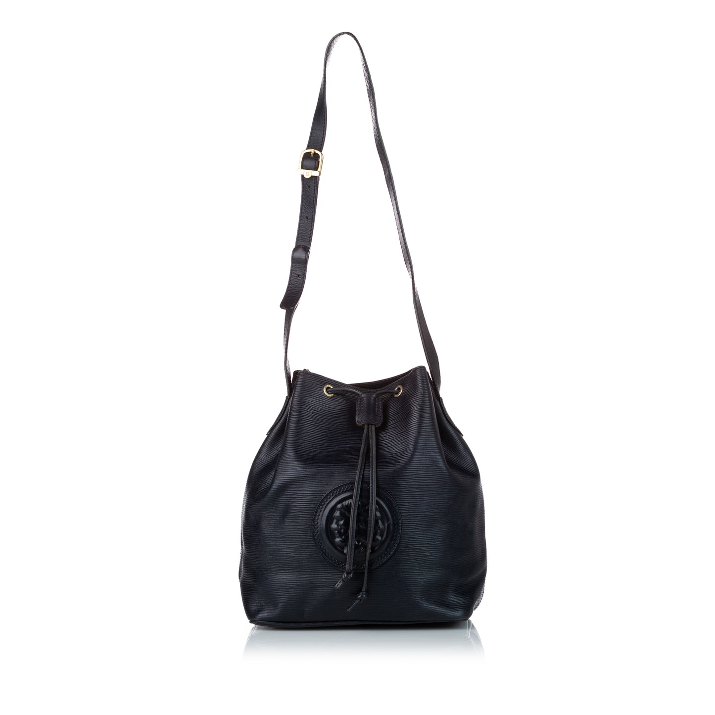 Mon Tresor Leather Bucket Bag