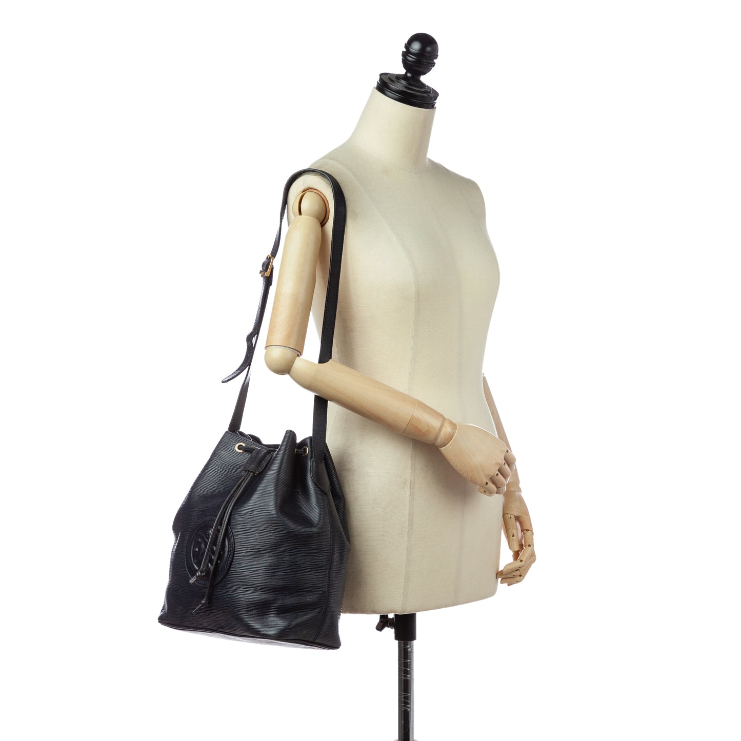 Mon Tresor Leather Bucket Bag