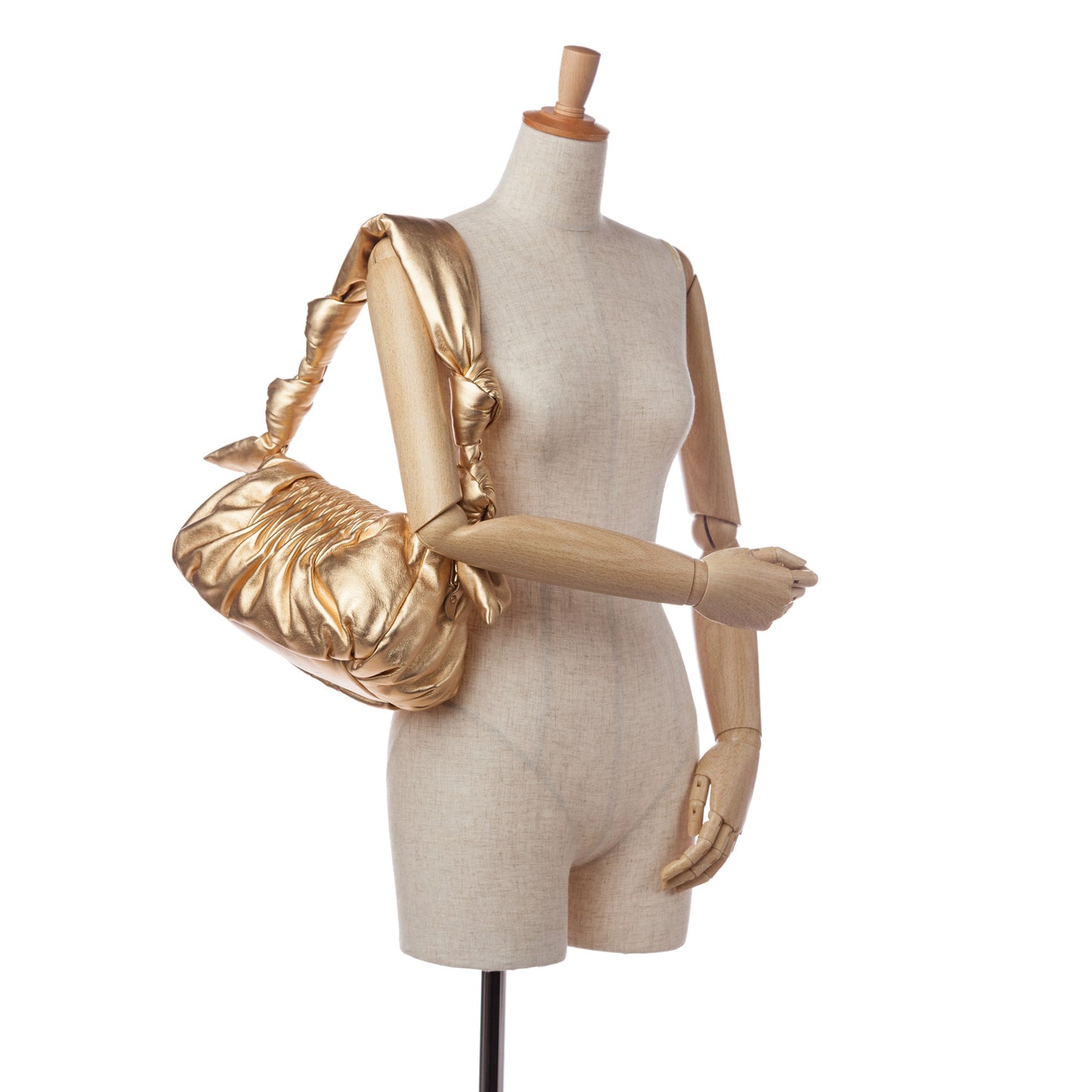 Metallic Knot bag