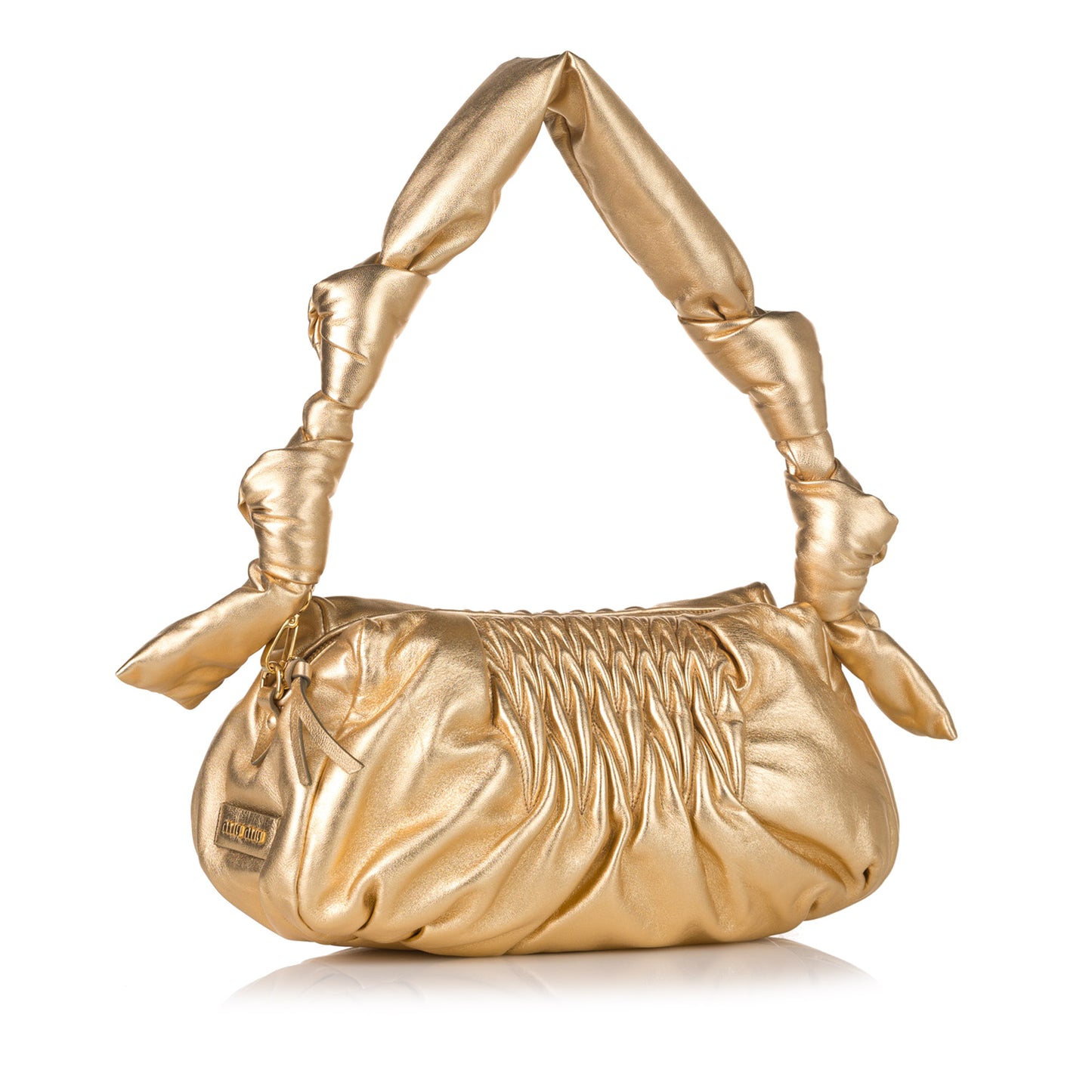 Metallic Knot bag