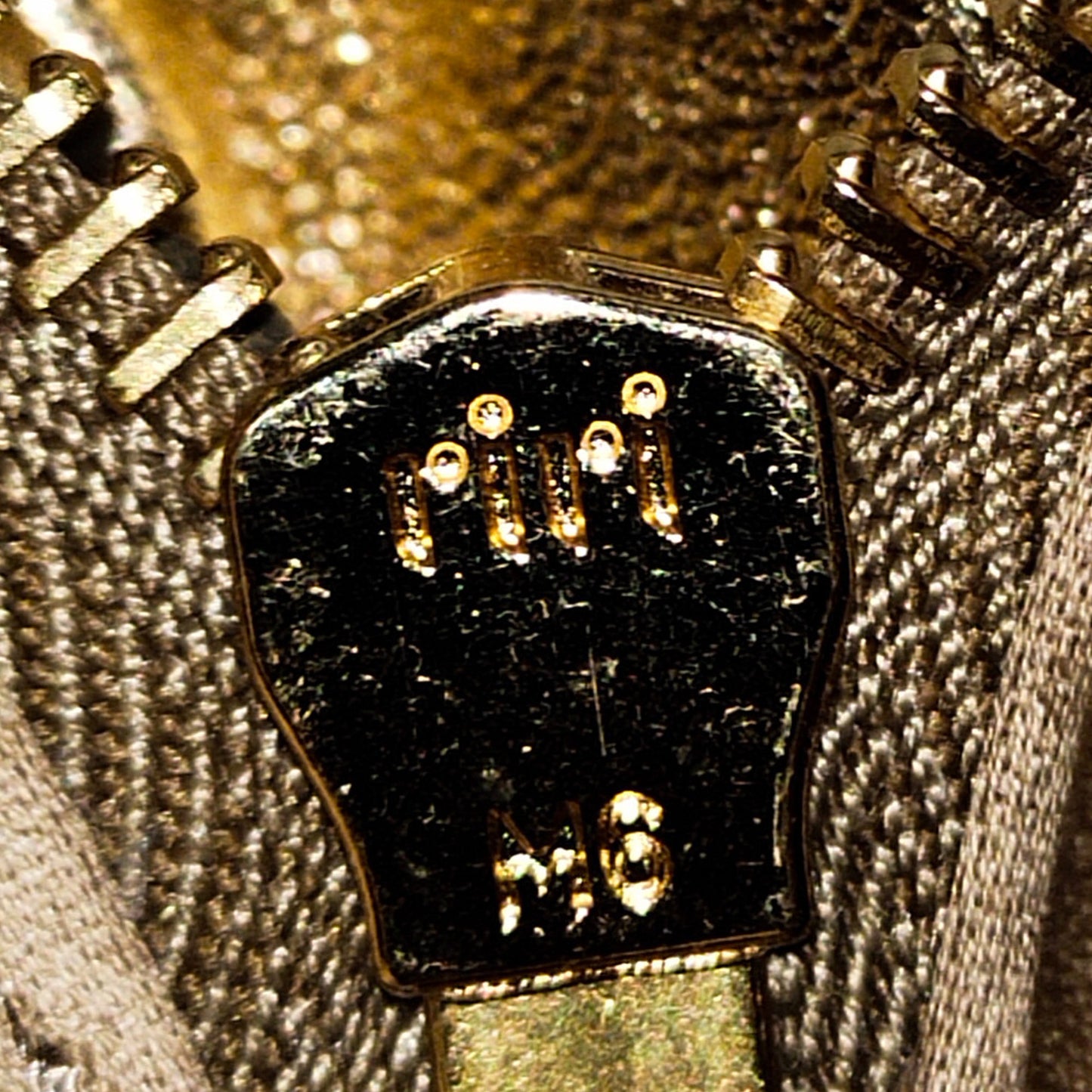 Metallic Knot bag