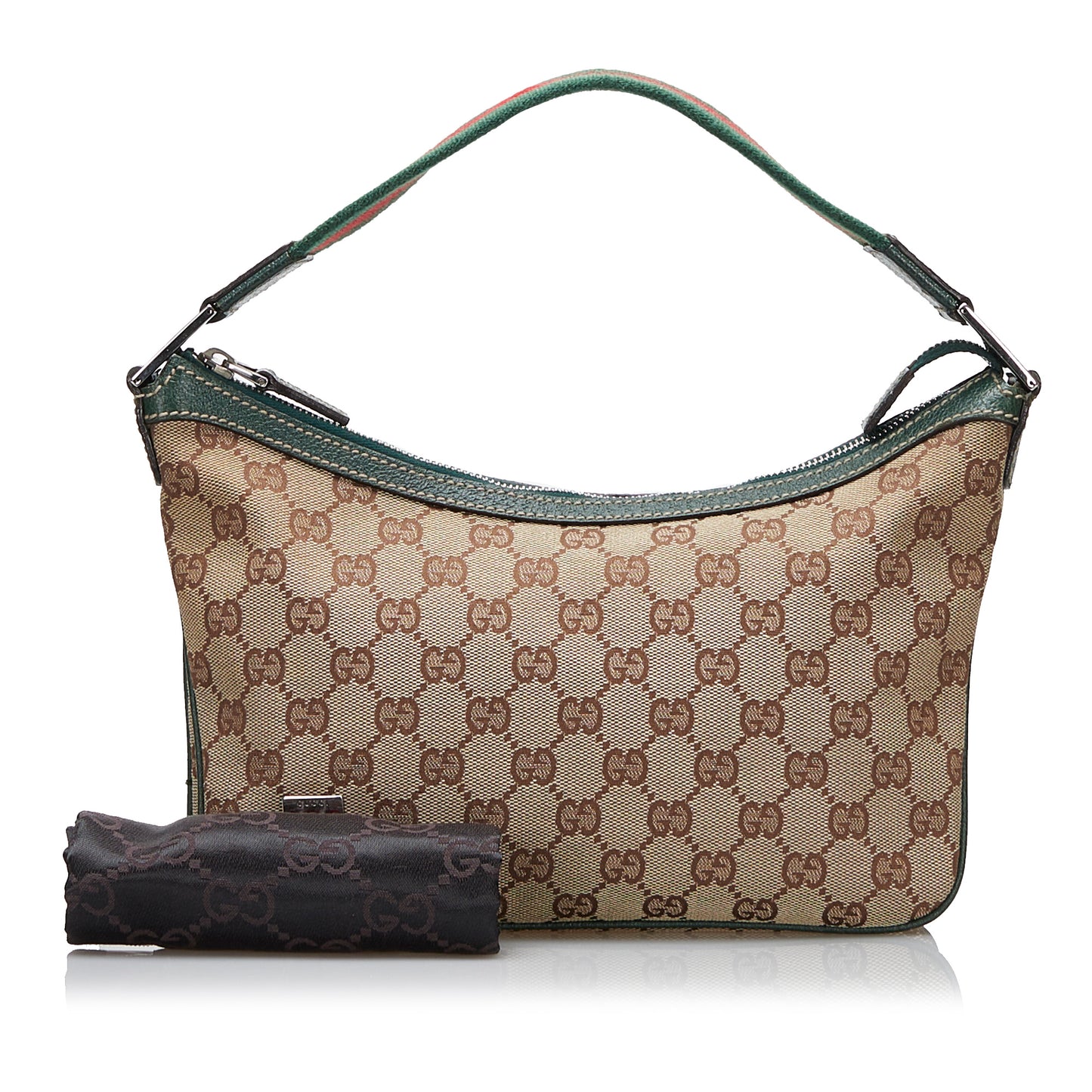 GG Canvas Web Baguette