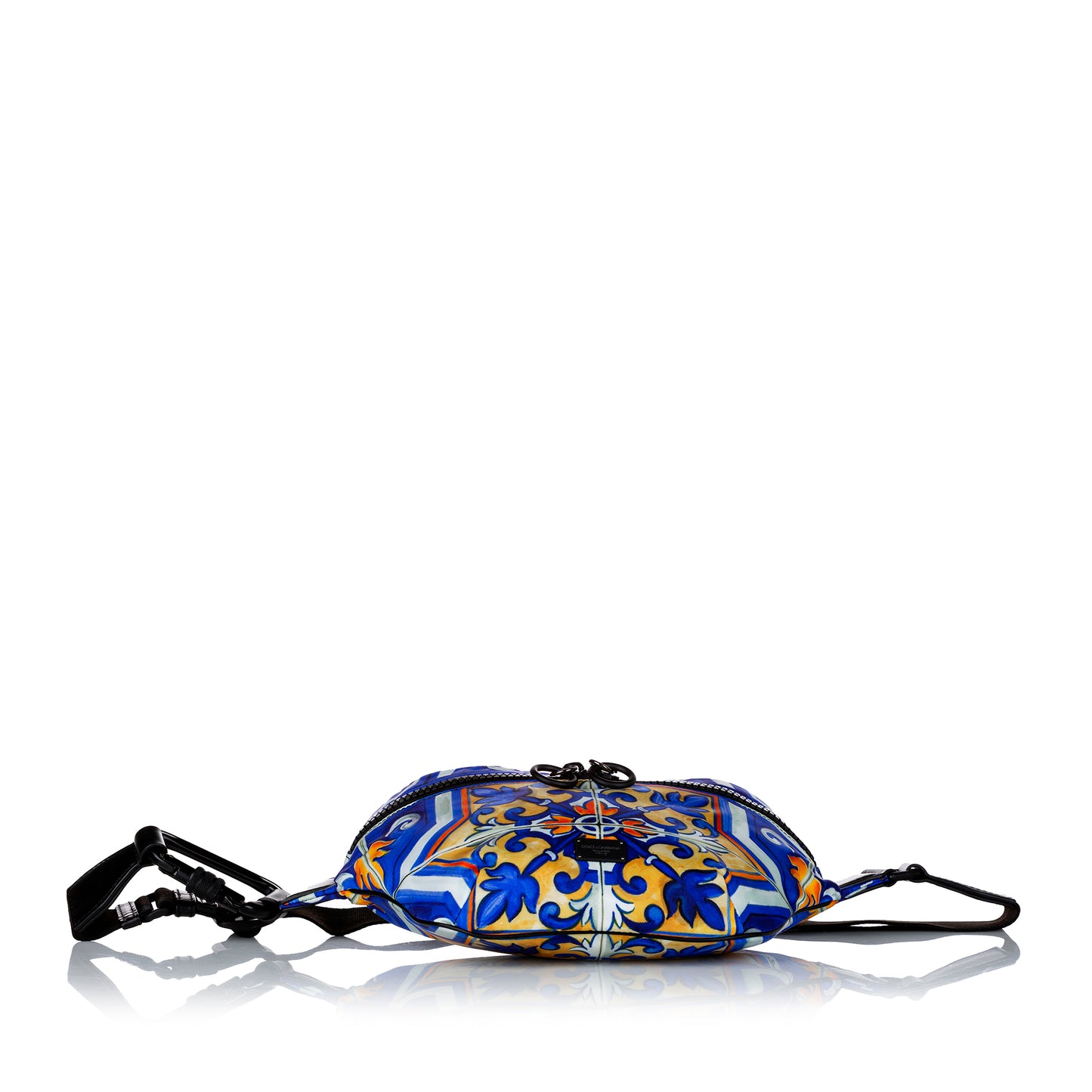 Tile Print Nylon Belt Bag