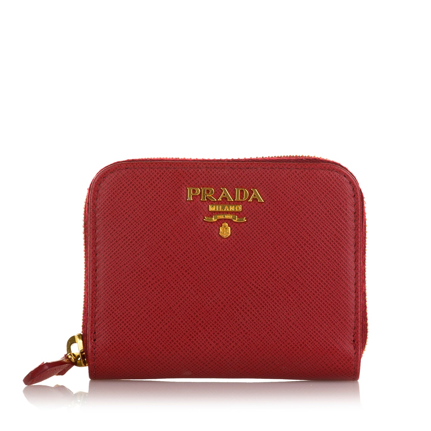 Saffiano Zip Around Compact Wallet
