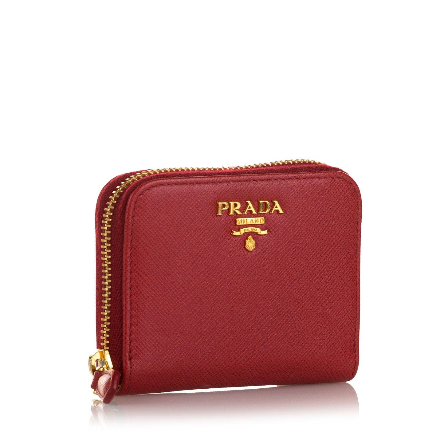 Saffiano Zip Around Compact Wallet