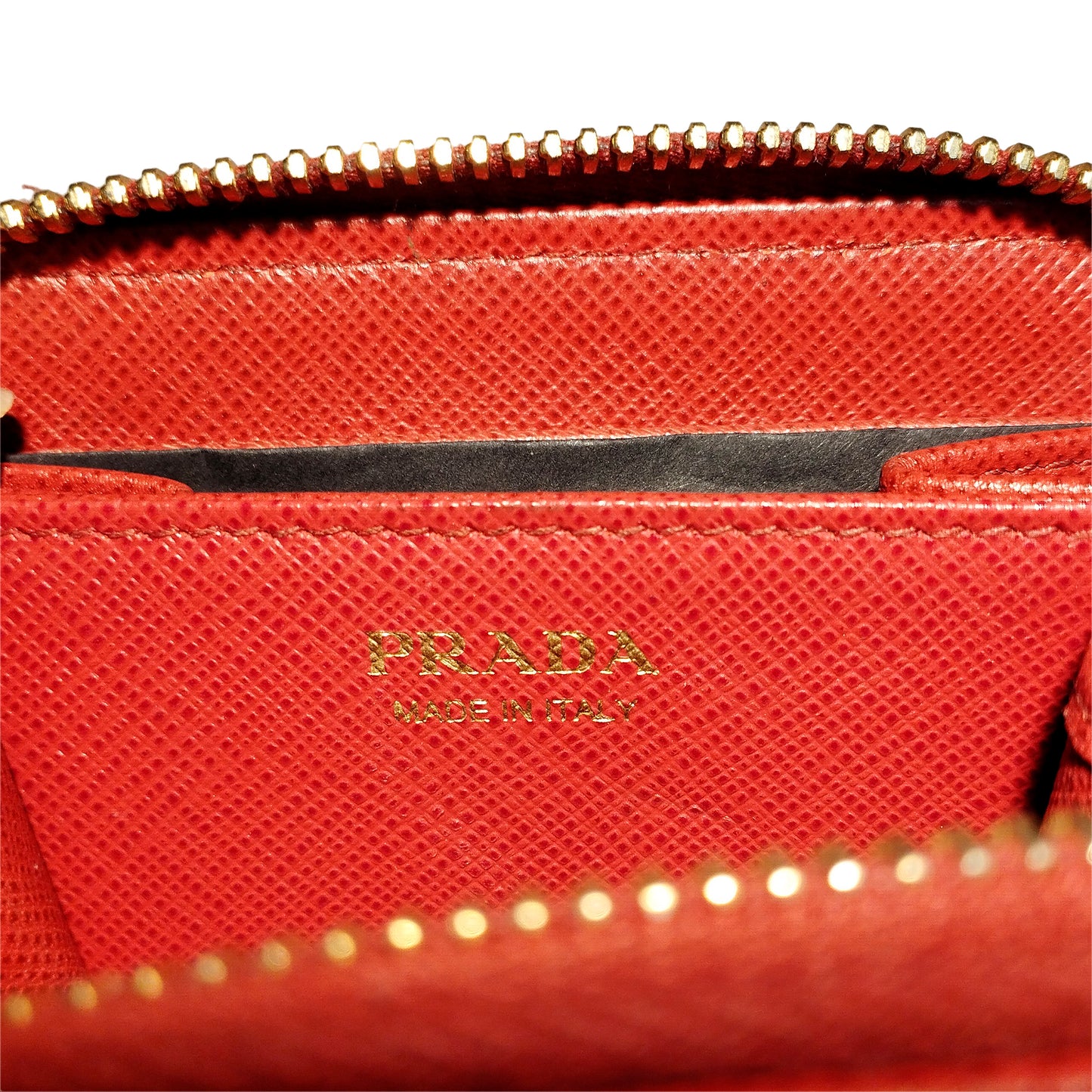 Saffiano Zip Around Compact Wallet