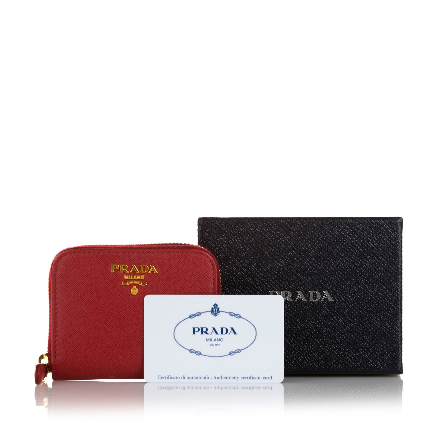 Saffiano Zip Around Compact Wallet