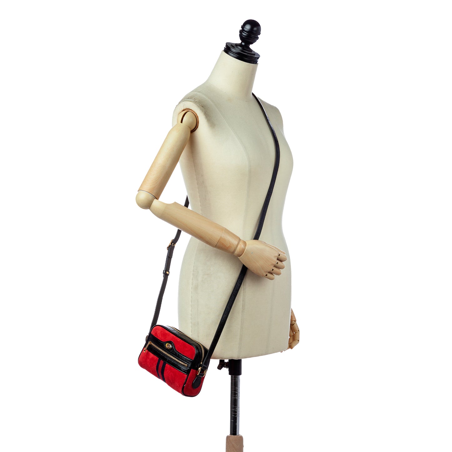 Mini Ophidia Suede Crossbody Bag