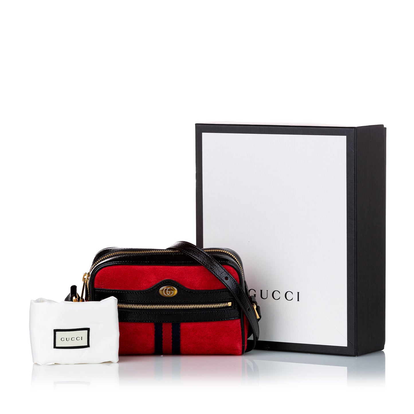 Mini Ophidia Suede Crossbody Bag