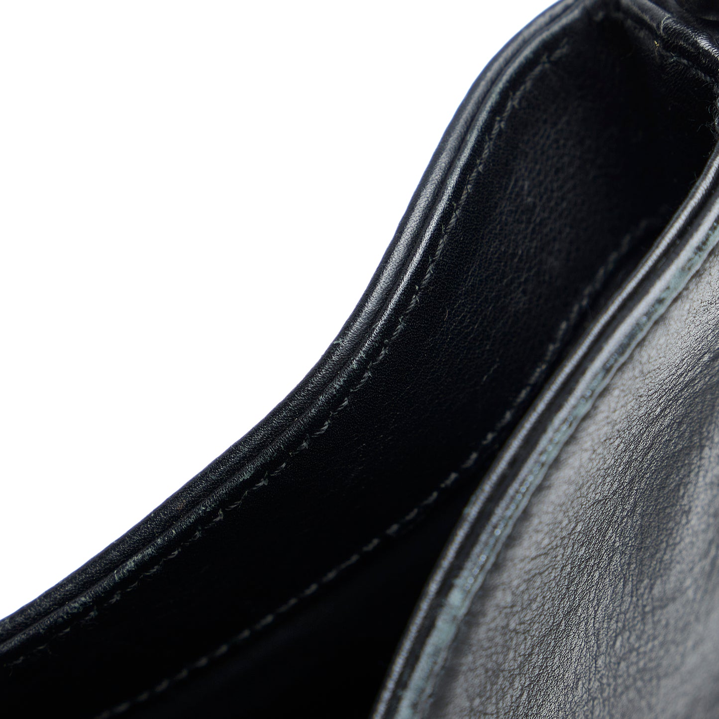 Bamboo Leather Shoulder Bag