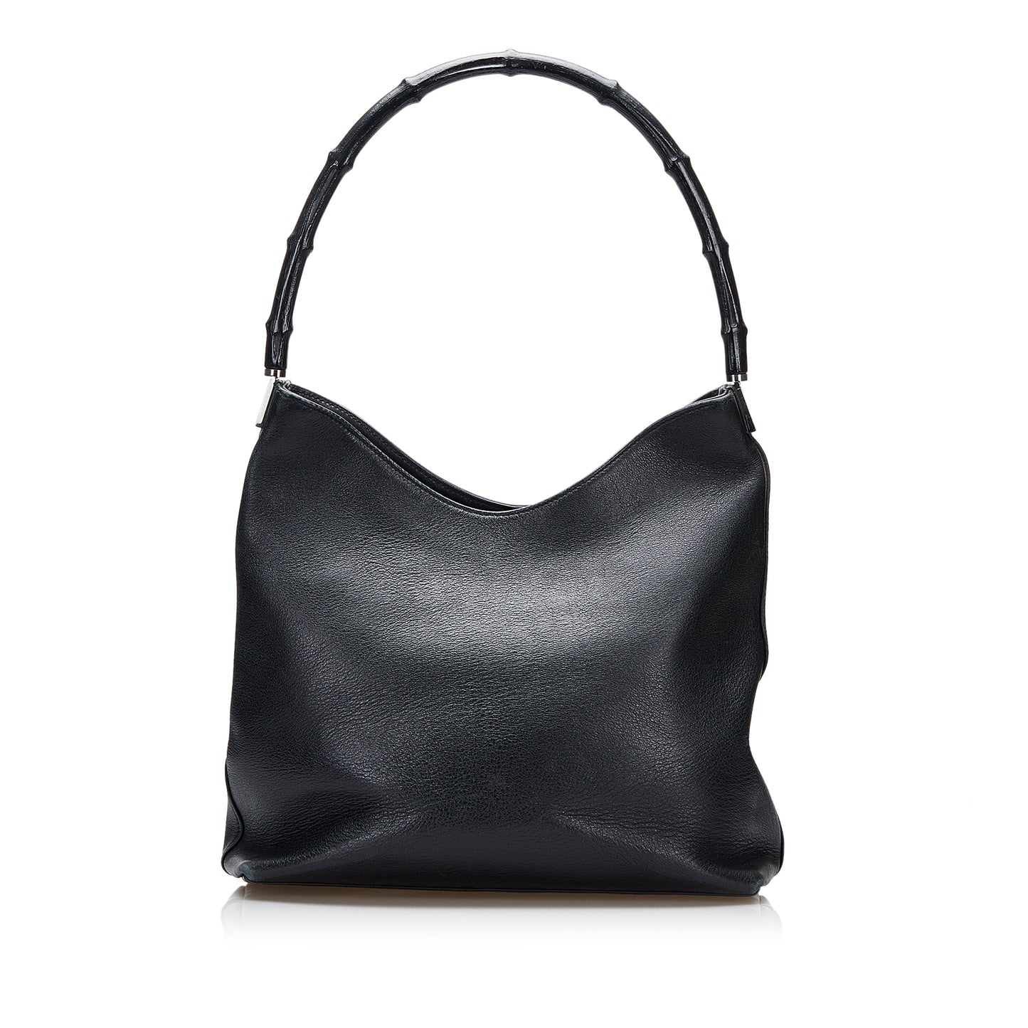 Bamboo Leather Shoulder Bag