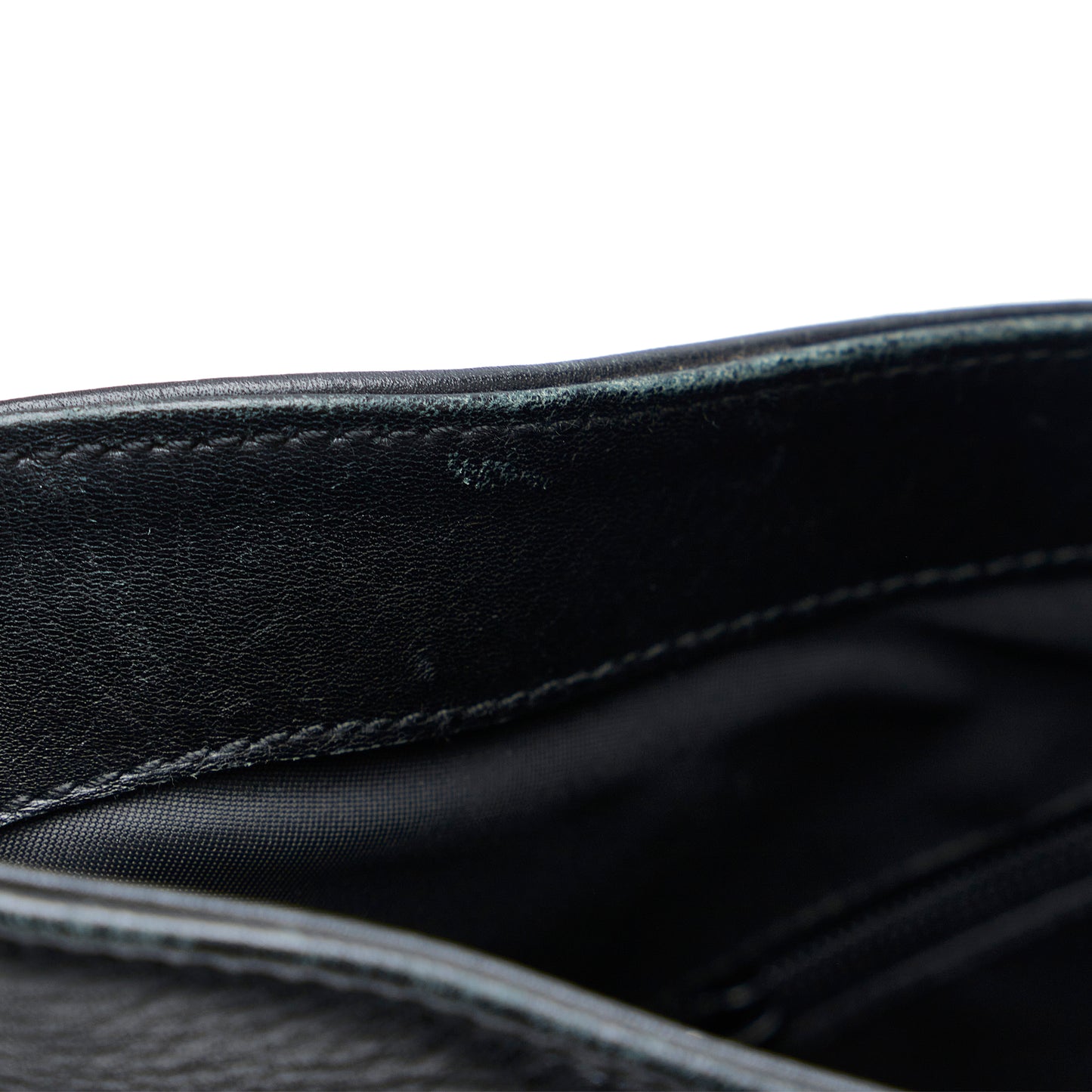 Bamboo Leather Shoulder Bag