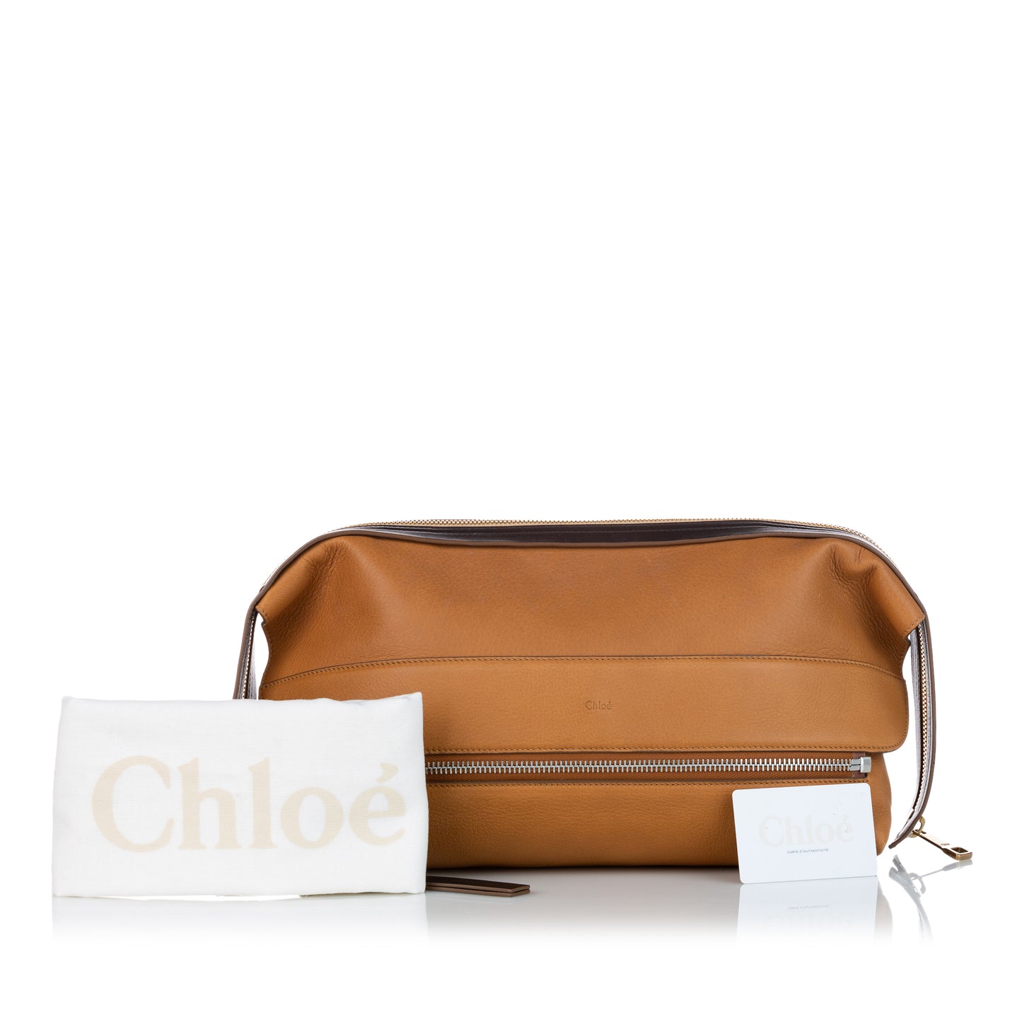 Dalston Leather Oversized Clutch Bag