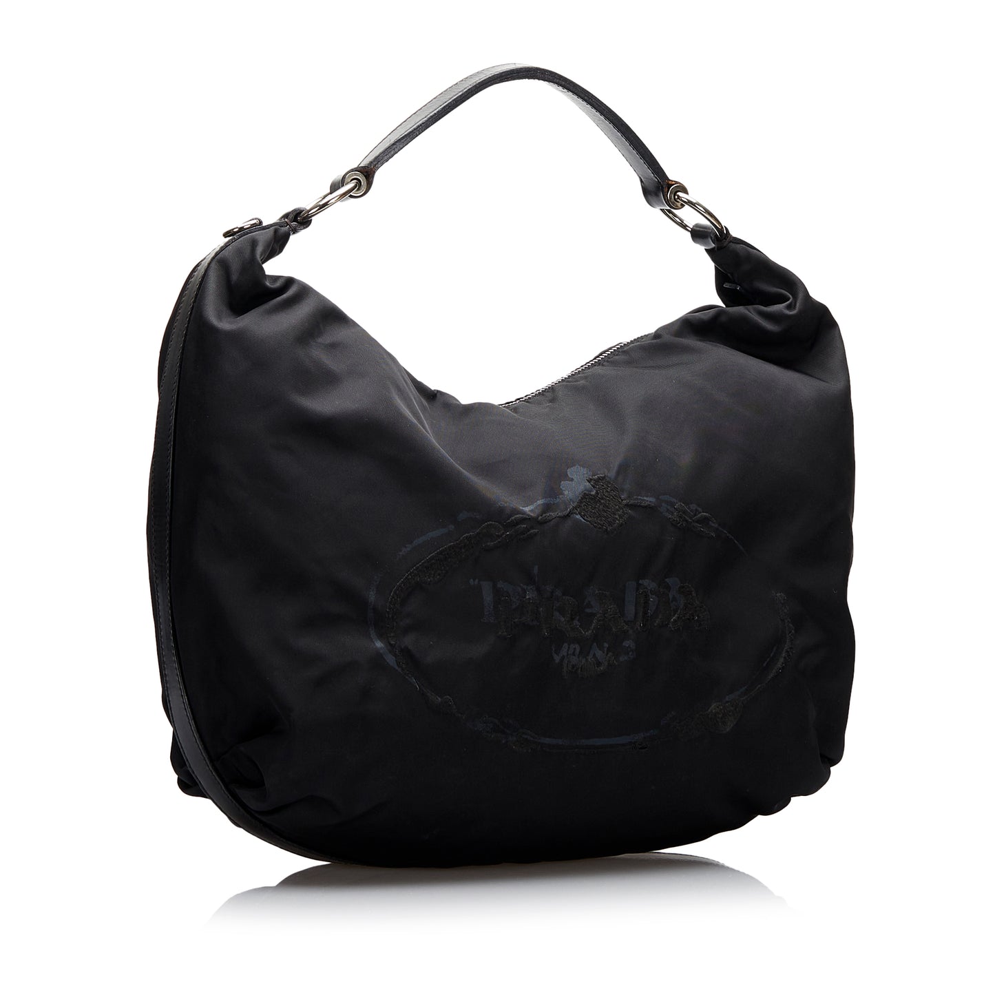 Canapa Logo Tessuto Hobo Bag