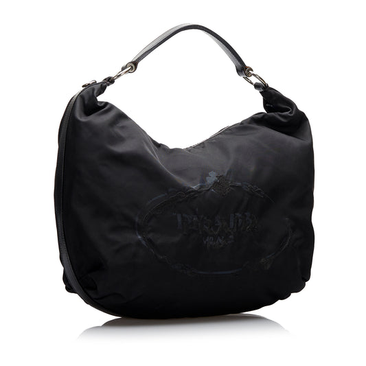 Canapa Logo Tessuto Hobo Bag