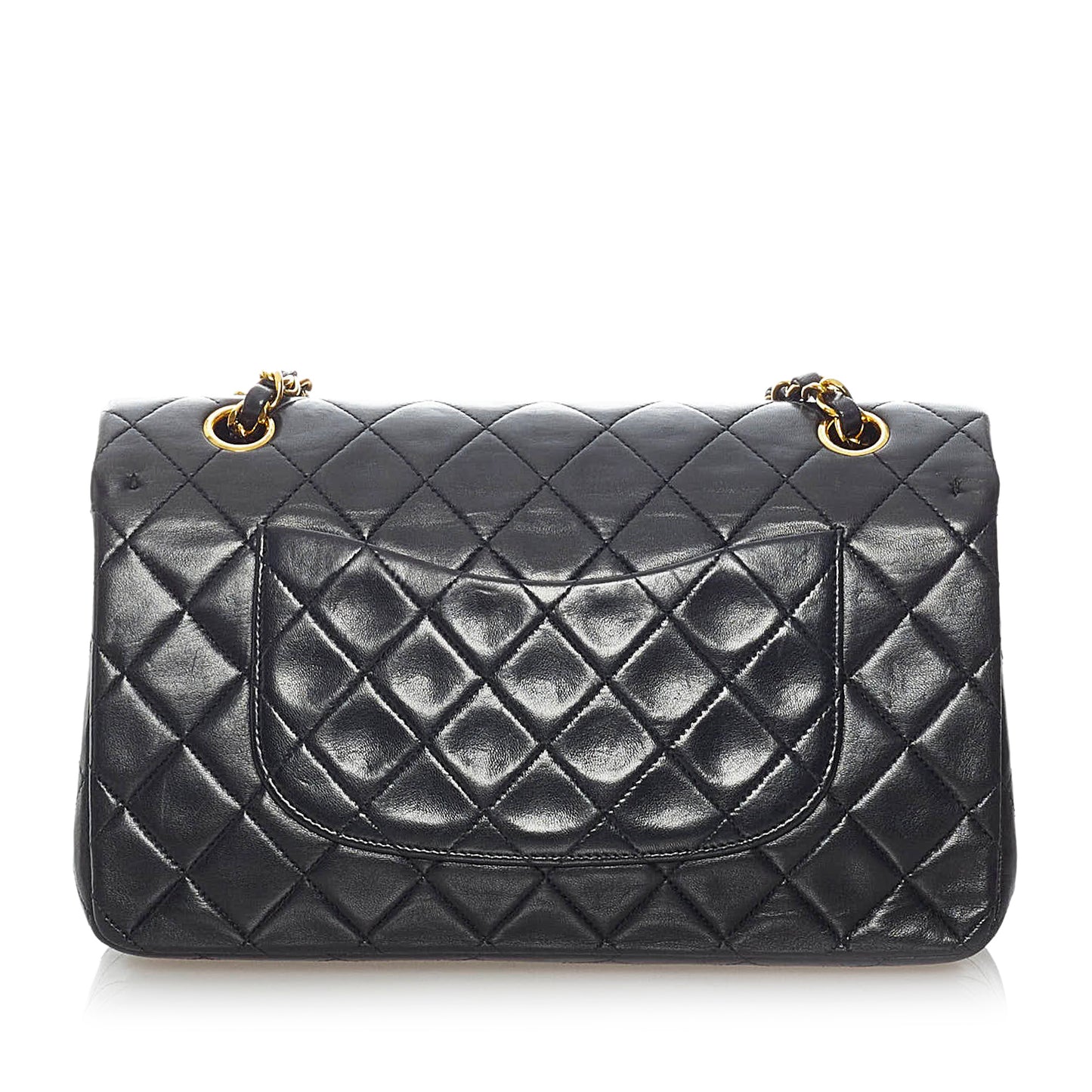Medium Classic Lambskin Double Flap
