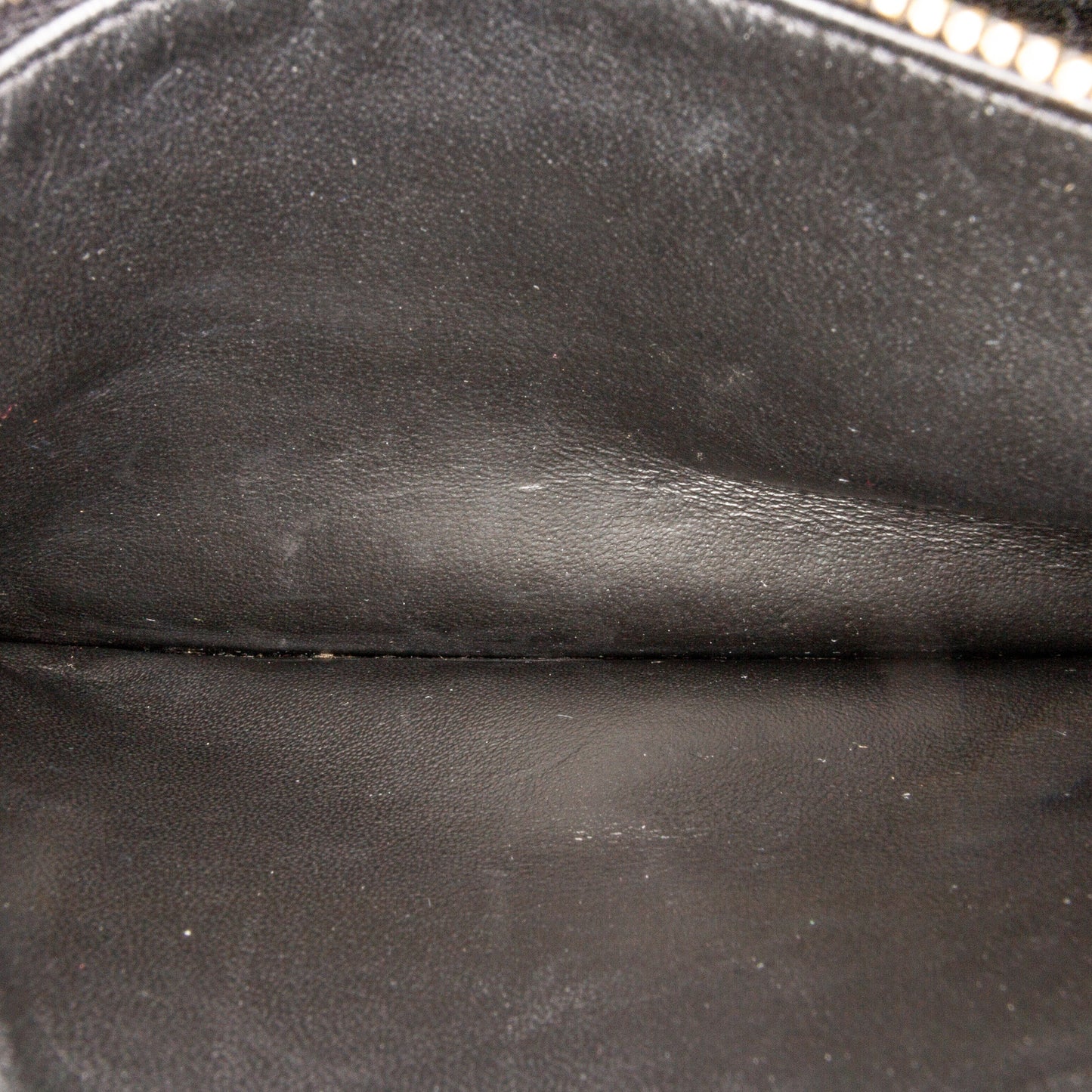 Metallic Embossed Kate Tassel Wallet on Chain