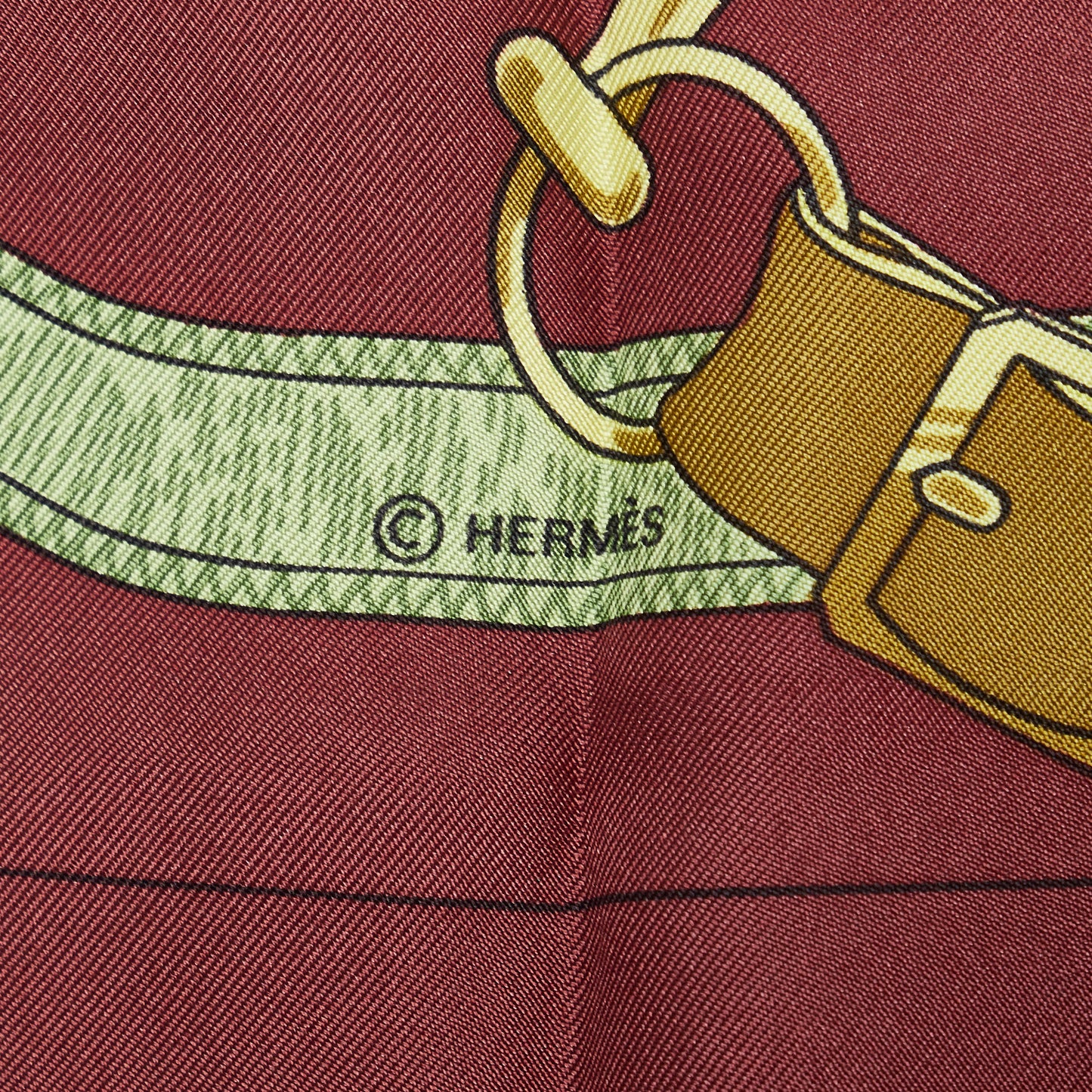 Eperon d'Or Silk Scarf
