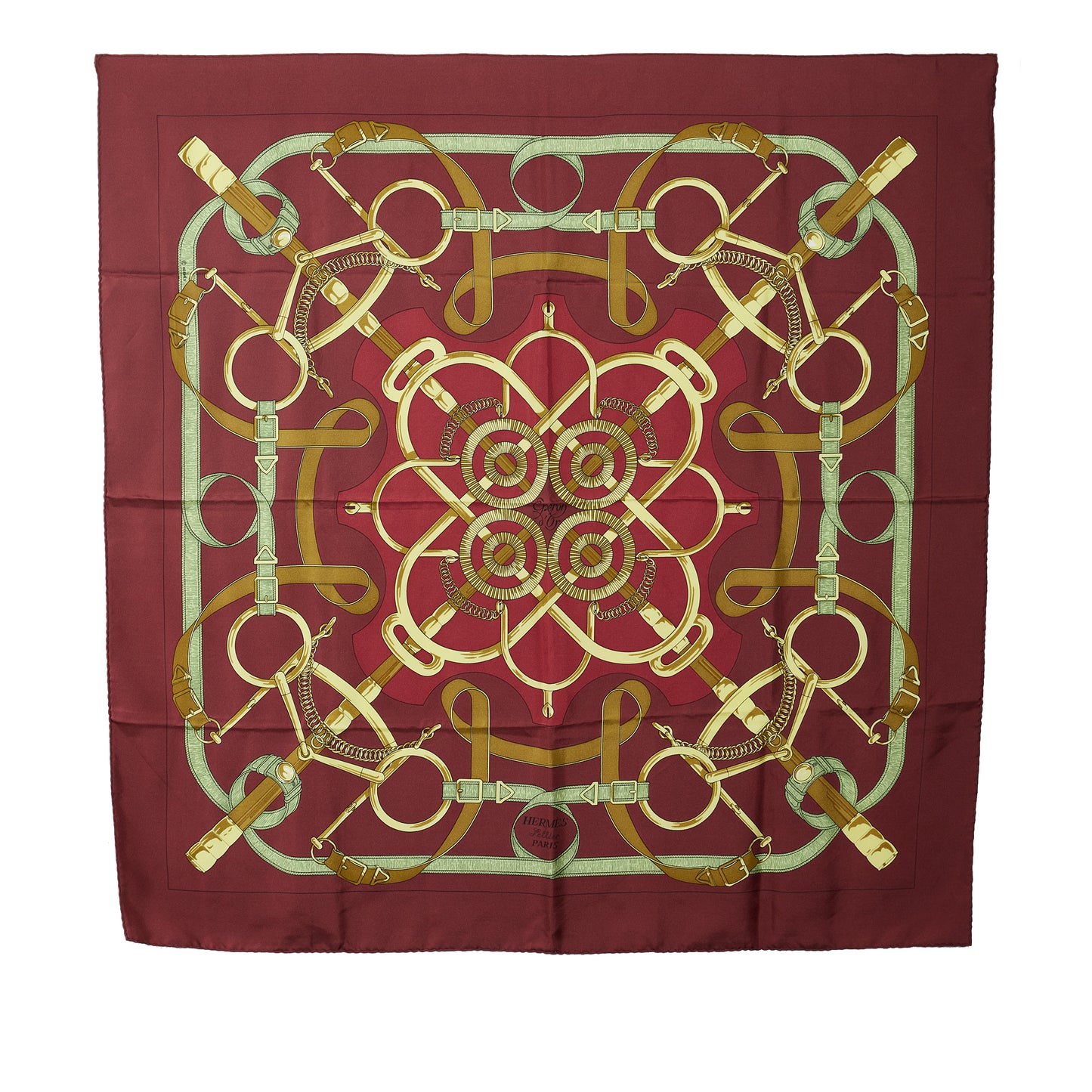 Eperon d'Or Silk Scarf