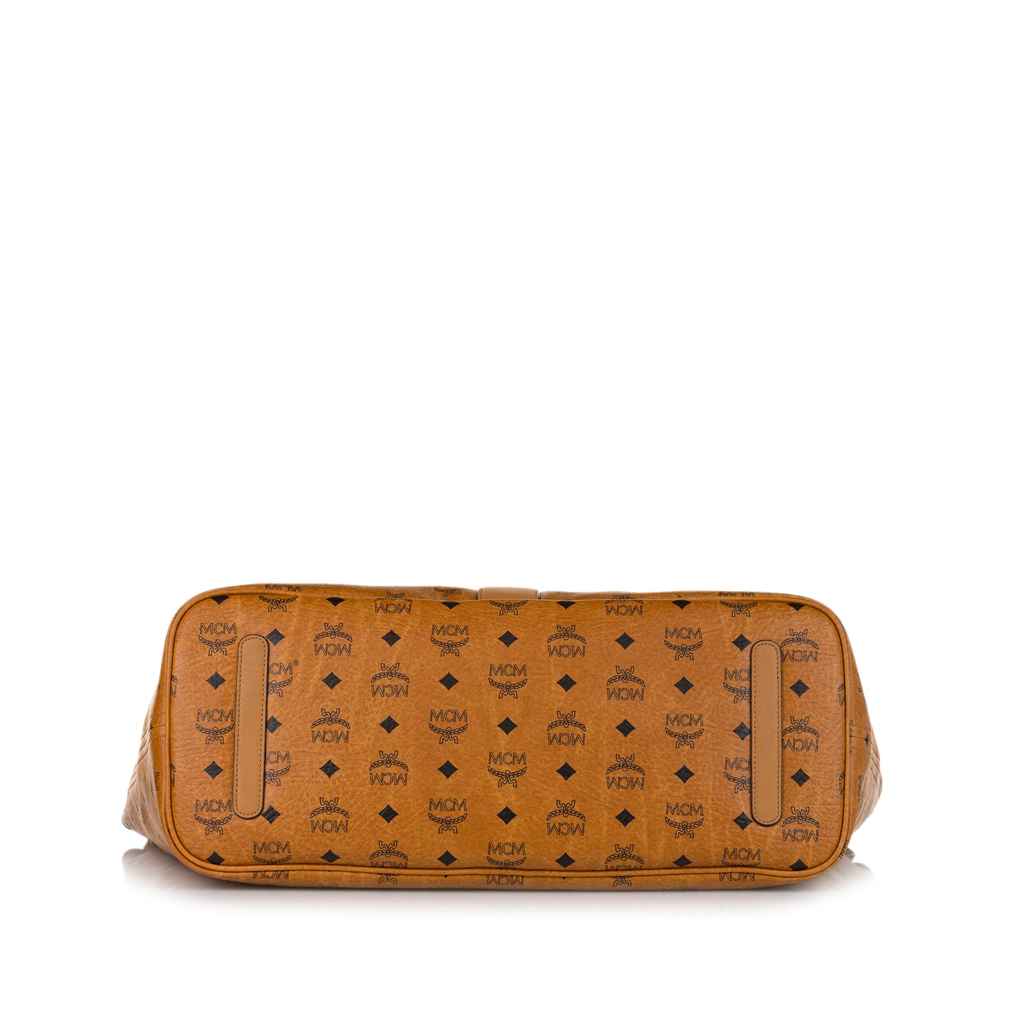 Large Visetos Leather Tote Bag