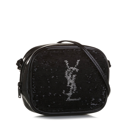 Sequin Blogger Patent Crossbody