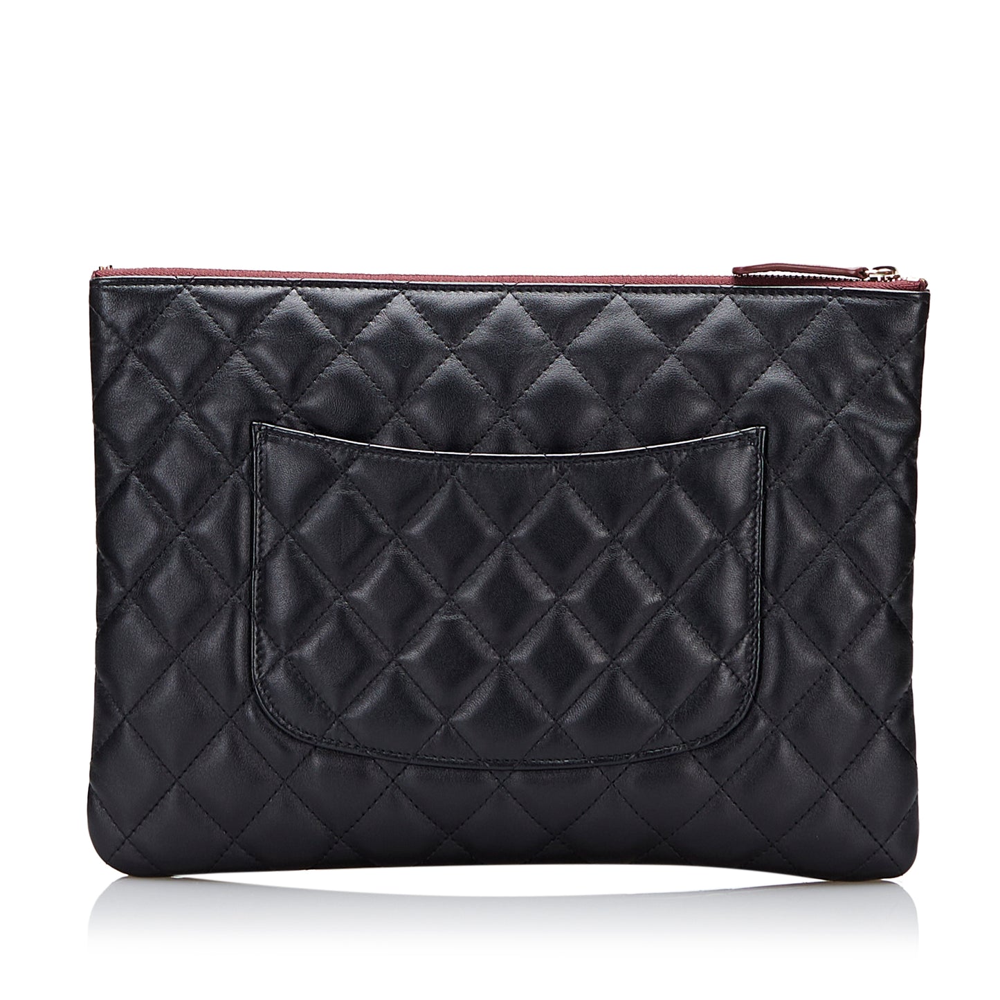 Quilted O Case Clutch Bag